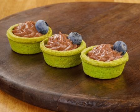 МИНИ ТАРТАЛЕТА С ШОКОЛАДОВ КРЕМ